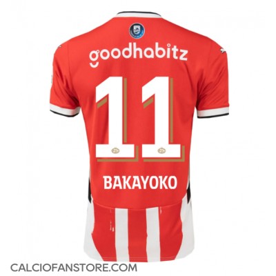 Maglia Calcio PSV Eindhoven Johan Bakayoko #11 Prima Divisa 2024-25 Manica Corta Maglia Calcio PSV Eindhoven Johan Bakayoko #11 Prima Divisa 2024-25 Manica Corta